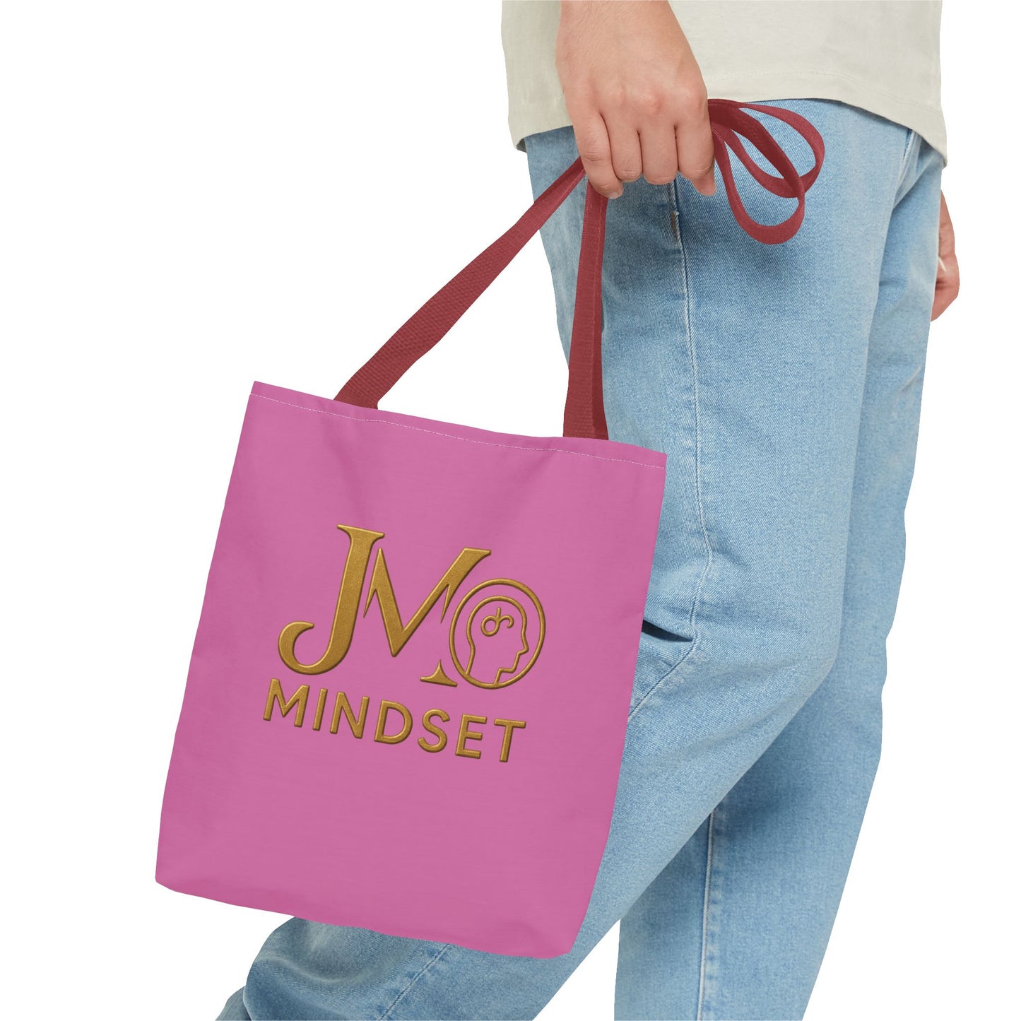 Motivational Tote Bag | JM Mindset | Inspirational Carry Bag, Shopping Tote, Gift for Students, Empowerment Accessory
