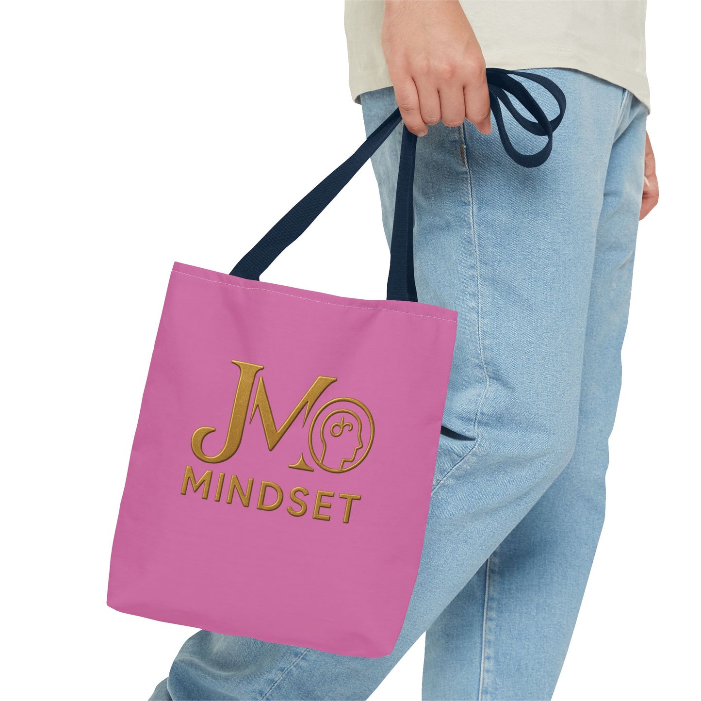 Motivational Tote Bag | JM Mindset | Inspirational Carry Bag, Shopping Tote, Gift for Students, Empowerment Accessory
