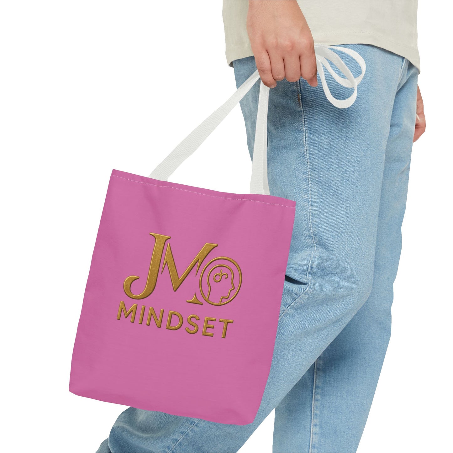 Motivational Tote Bag | JM Mindset | Inspirational Carry Bag, Shopping Tote, Gift for Students, Empowerment Accessory