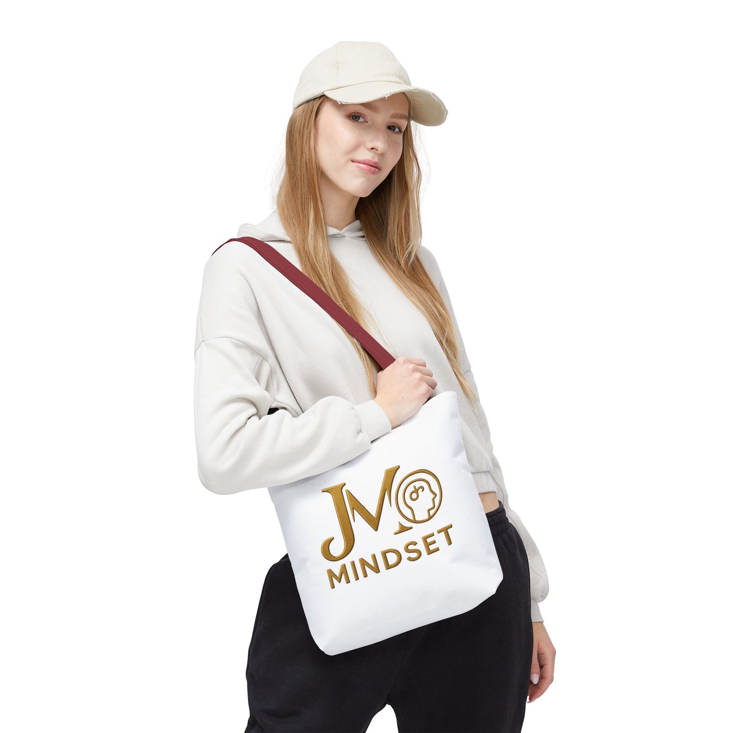 Inspirational Tote Bag, Motivational Eco-Friendly Bag, JM Mindset, Gift for Personal Growth, Everyday Use, Trendy Shopper