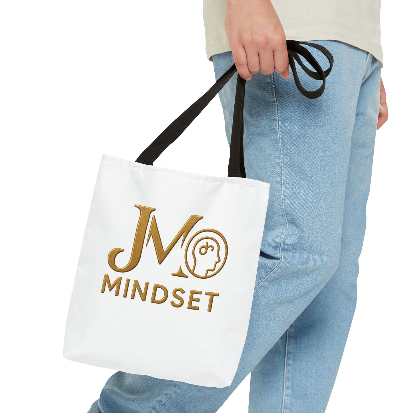Inspirational Tote Bag, Motivational Eco-Friendly Bag, JM Mindset, Gift for Personal Growth, Everyday Use, Trendy Shopper