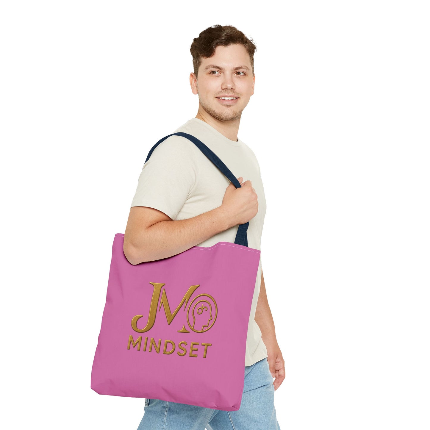 Motivational Tote Bag | JM Mindset | Inspirational Carry Bag, Shopping Tote, Gift for Students, Empowerment Accessory