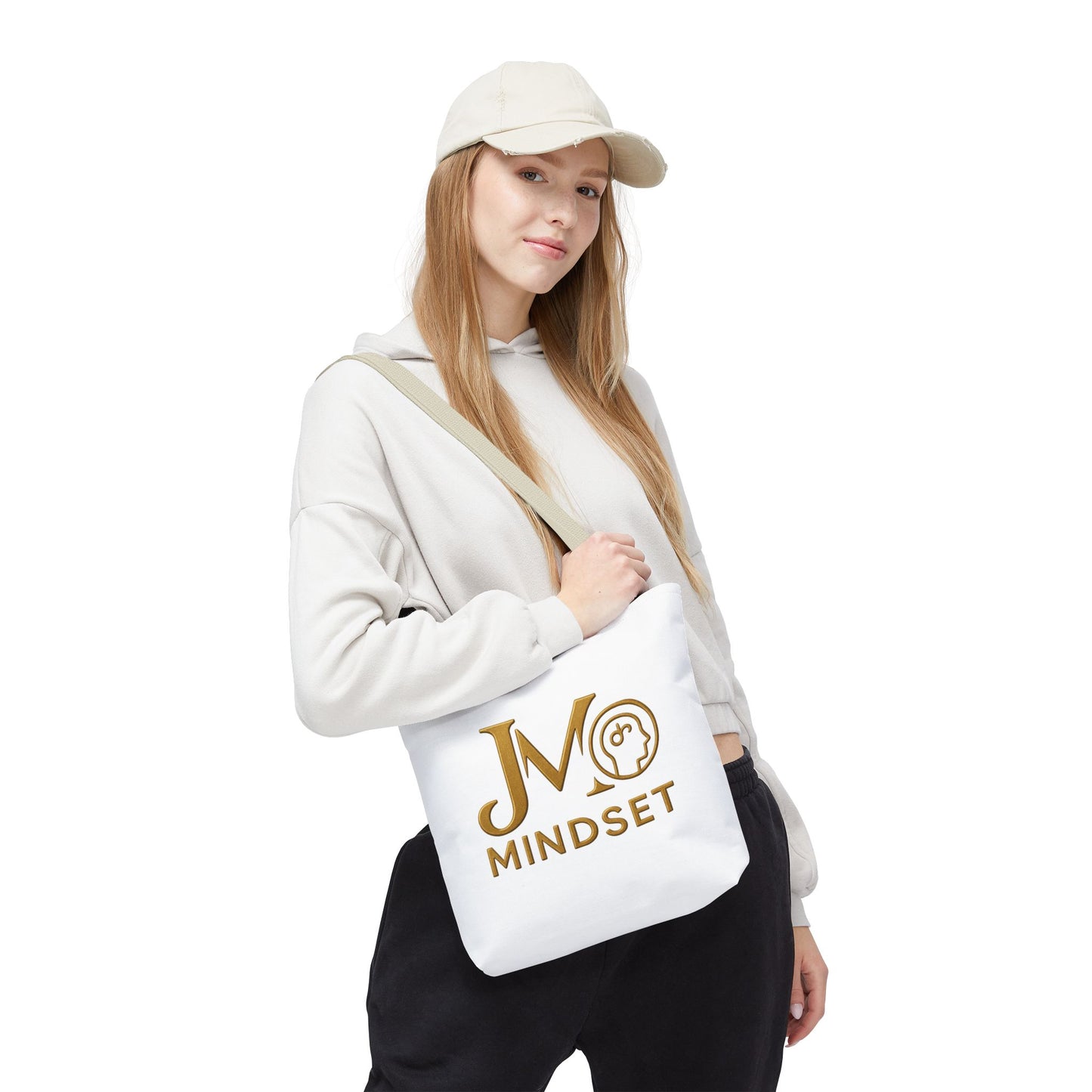 Inspirational Tote Bag, Motivational Eco-Friendly Bag, JM Mindset, Gift for Personal Growth, Everyday Use, Trendy Shopper