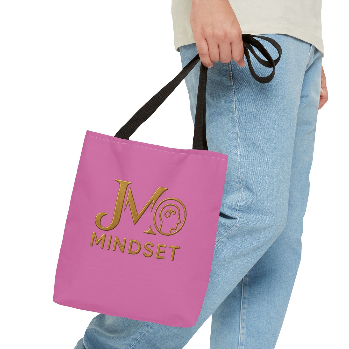 Motivational Tote Bag | JM Mindset | Inspirational Carry Bag, Shopping Tote, Gift for Students, Empowerment Accessory
