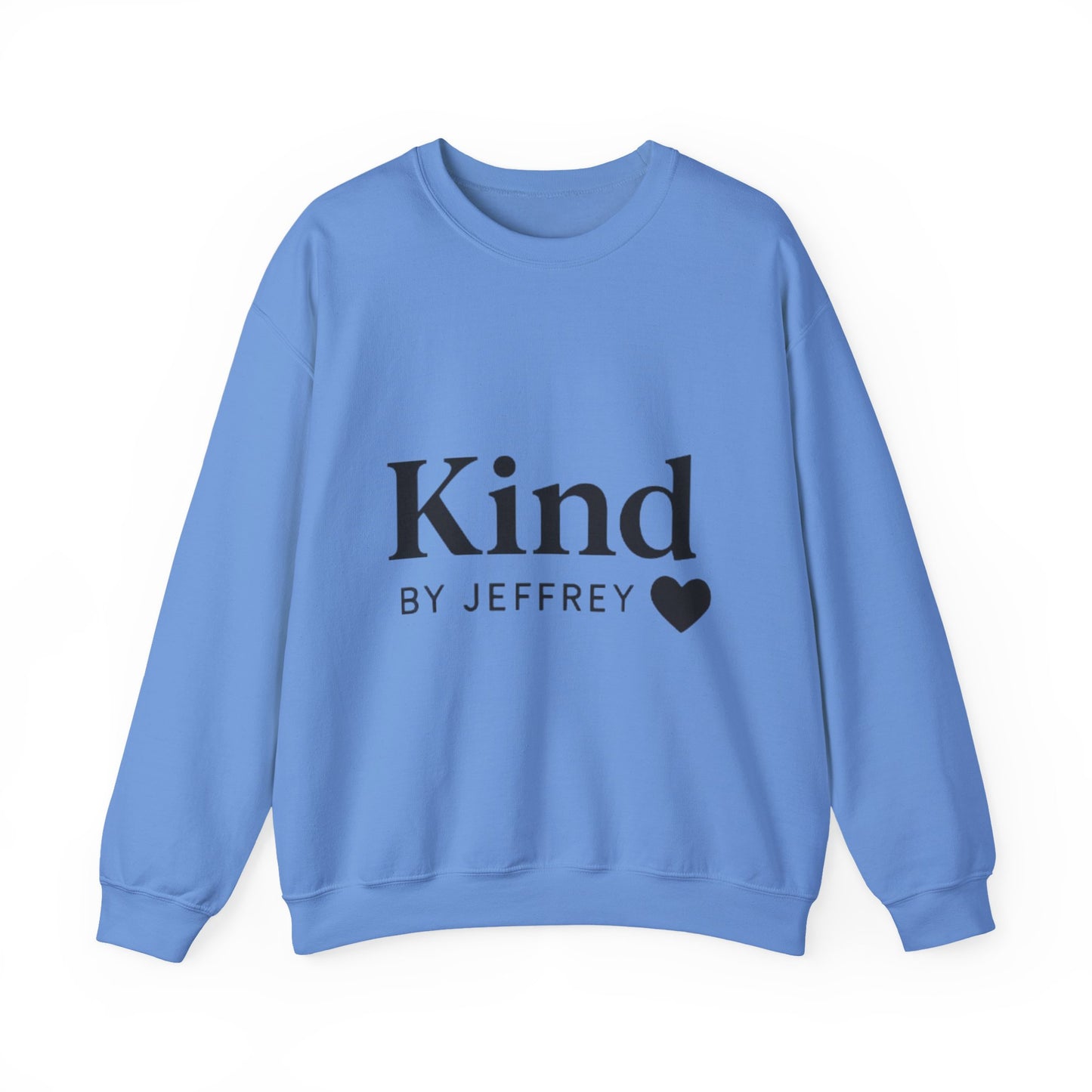 Kind by Jeffrey Crewneck Sweatshirt - Cozy Gift for Kindness Advocates, Perfect for Everyday Wear, Casual Outfits, Friendship Day, [...]