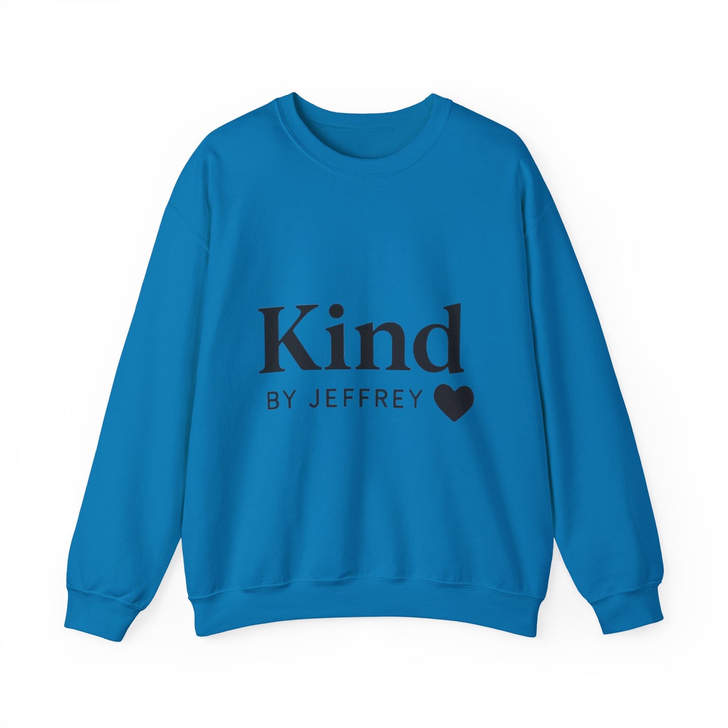 Kind by Jeffrey Crewneck Sweatshirt - Cozy Gift for Kindness Advocates, Perfect for Everyday Wear, Casual Outfits, Friendship Day, [...]