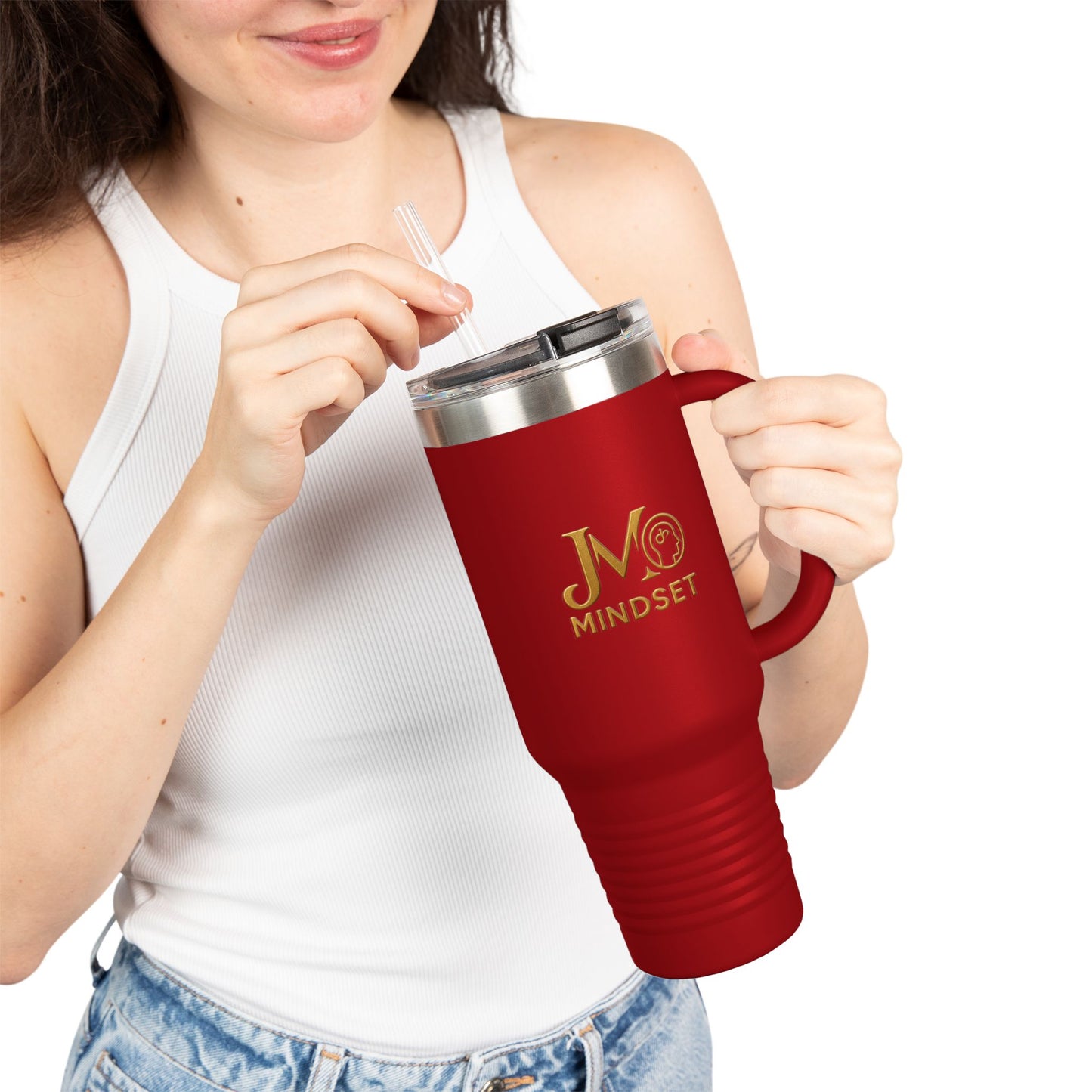 Motivational Insulated Travel Mug, 40oz - Perfect for Gifting, Daily Use, Home, Office, Road Trips, and More!