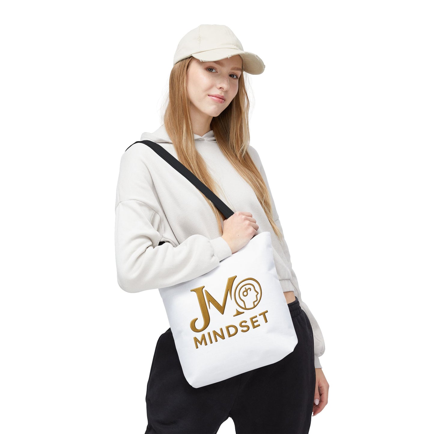 Inspirational Tote Bag, Motivational Eco-Friendly Bag, JM Mindset, Gift for Personal Growth, Everyday Use, Trendy Shopper