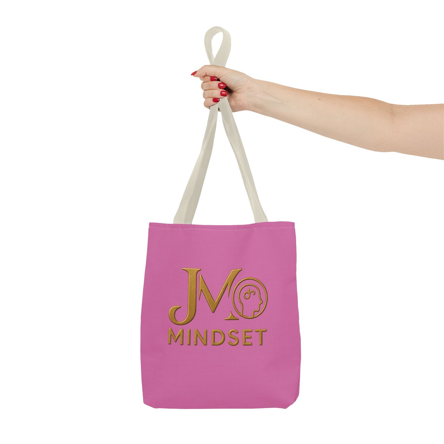 Motivational Tote Bag | JM Mindset | Inspirational Carry Bag, Shopping Tote, Gift for Students, Empowerment Accessory