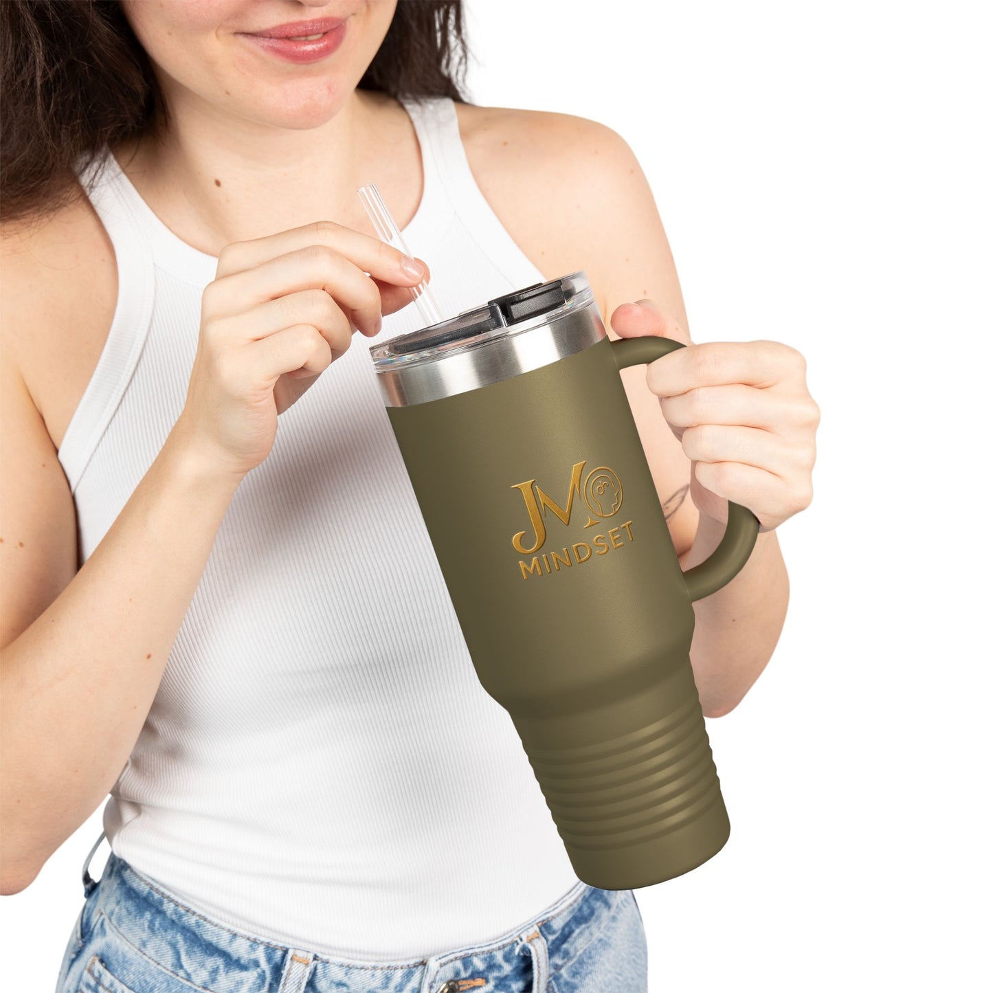 Motivational Insulated Travel Mug, 40oz - Perfect for Gifting, Daily Use, Home, Office, Road Trips, and More!