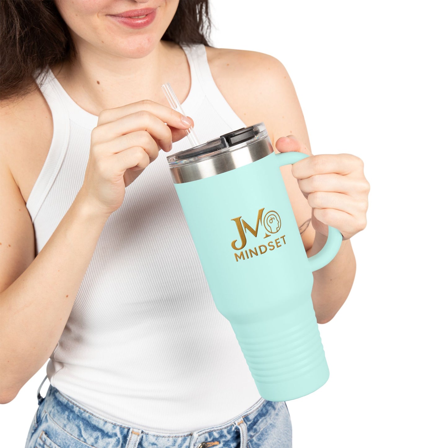 Motivational Insulated Travel Mug, 40oz - Perfect for Gifting, Daily Use, Home, Office, Road Trips, and More!