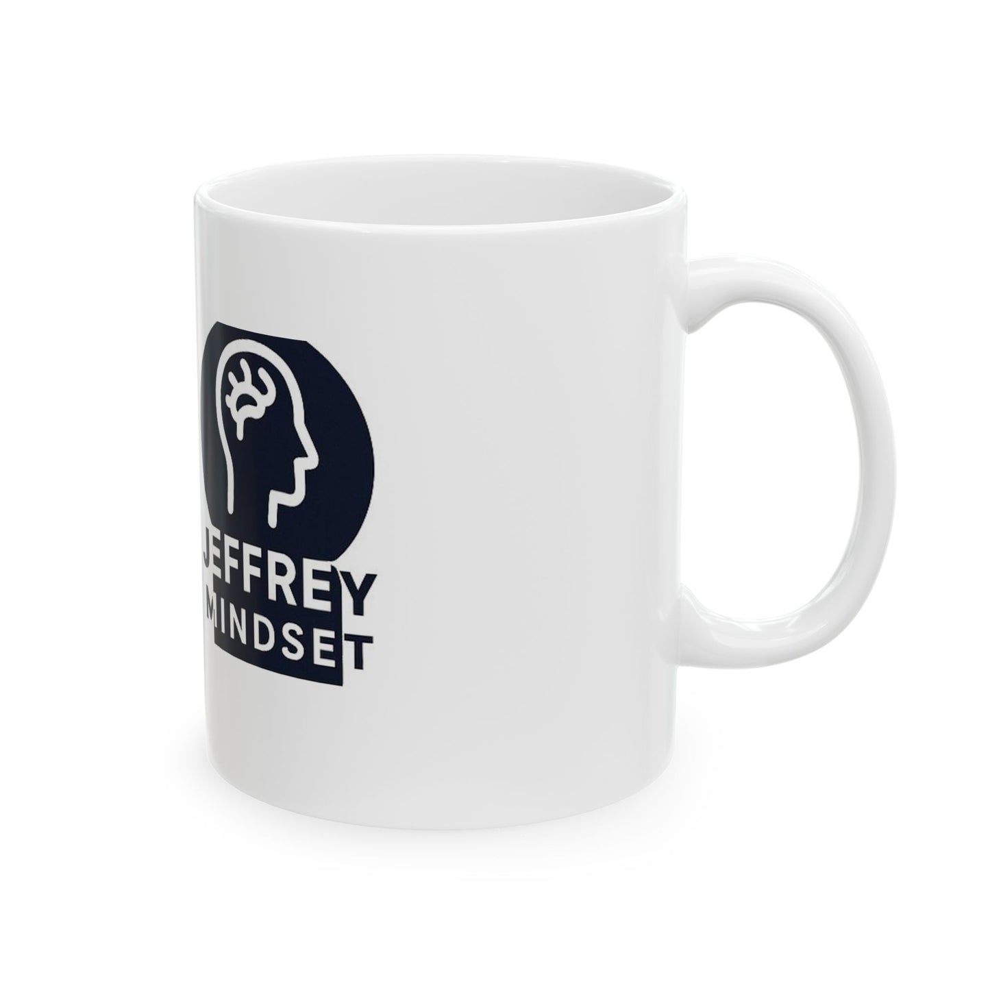 Mindset Motivational Ceramic Mug for Coffee Lovers, Inspirational Gift, Office Mug, Self-Improvement, Unique Mug for Home