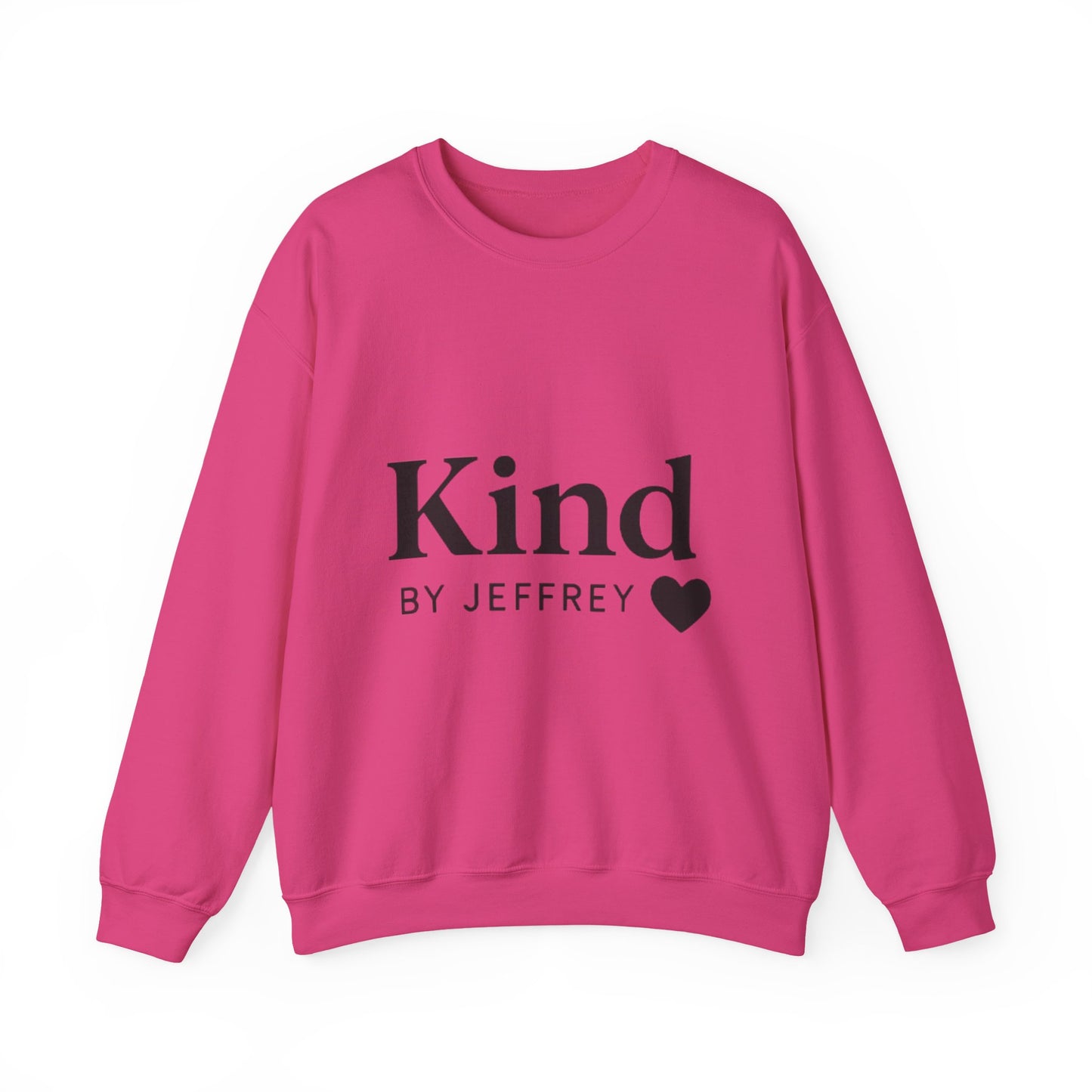 Kind by Jeffrey Crewneck Sweatshirt - Cozy Gift for Kindness Advocates, Perfect for Everyday Wear, Casual Outfits, Friendship Day, [...]
