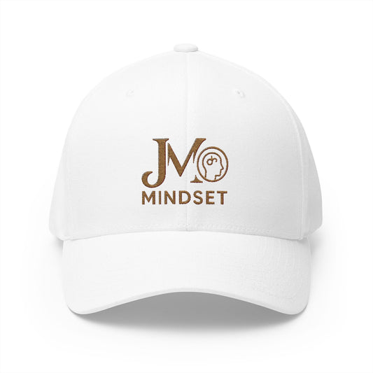 Mindset Embroidered Cap, Inspirational Hat, Motivational Gift, Closed-Back Structured Cap, Unisex Cap for Self-Improvement