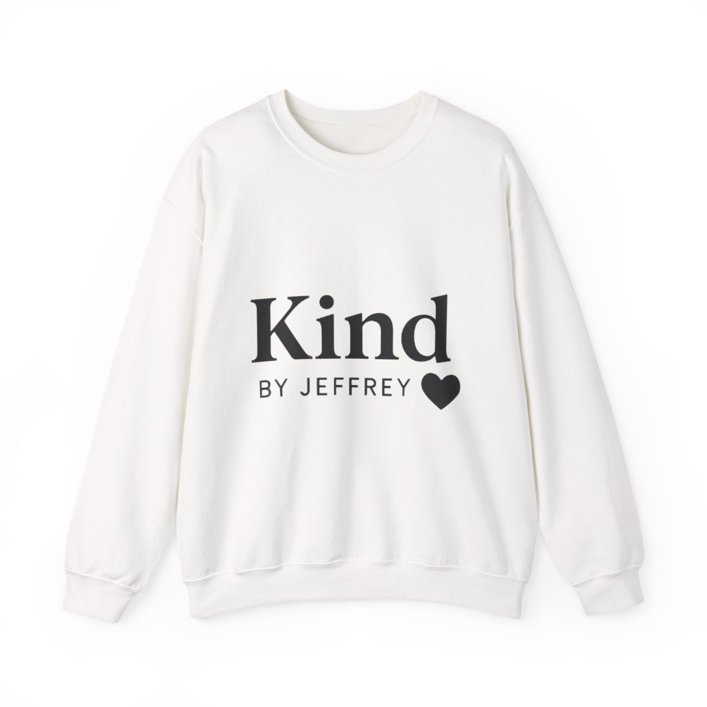 Kind by Jeffrey Crewneck Sweatshirt - Cozy Gift for Kindness Advocates, Perfect for Everyday Wear, Casual Outfits, Friendship Day, [...]