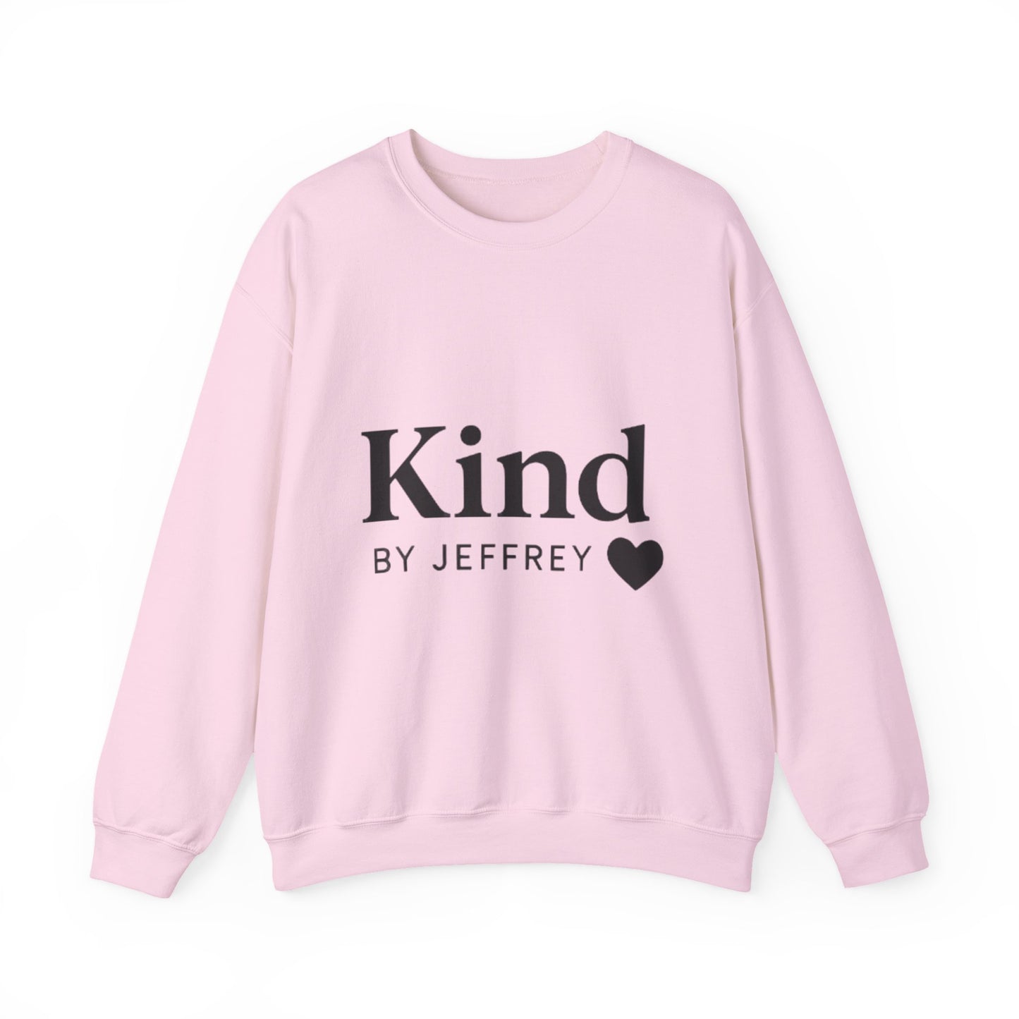 Kind by Jeffrey Crewneck Sweatshirt - Cozy Gift for Kindness Advocates, Perfect for Everyday Wear, Casual Outfits, Friendship Day, [...]