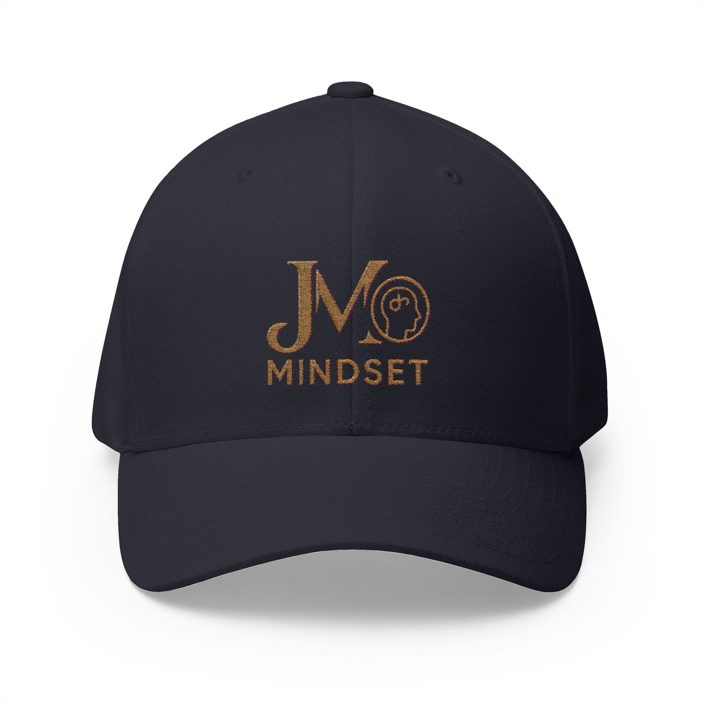 Mindset Embroidered Cap, Inspirational Hat, Motivational Gift, Closed-Back Structured Cap, Unisex Cap for Self-Improvement