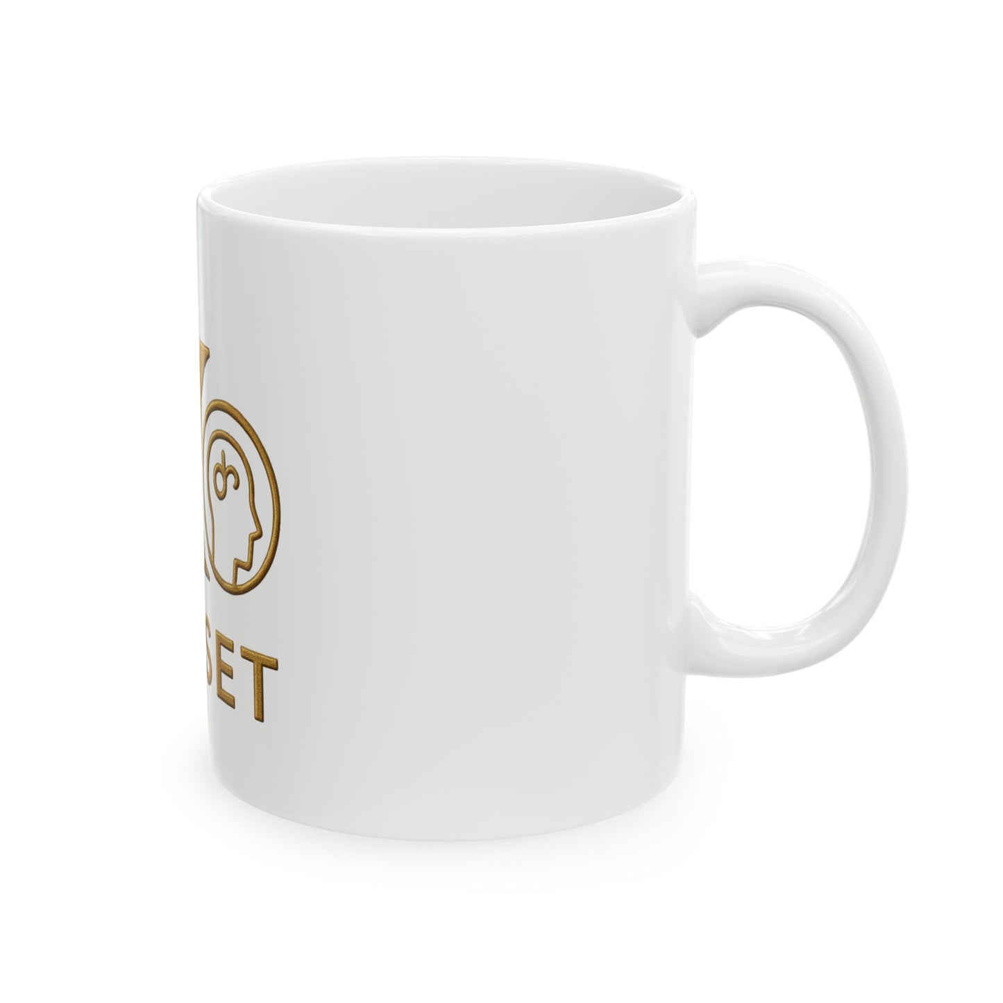 Mindset Motivational Ceramic Mug - Empower Your Day, Coffee Cup, Gift for Coaches, Inspirational Drinkware, Self-Help Mug, Office Decor