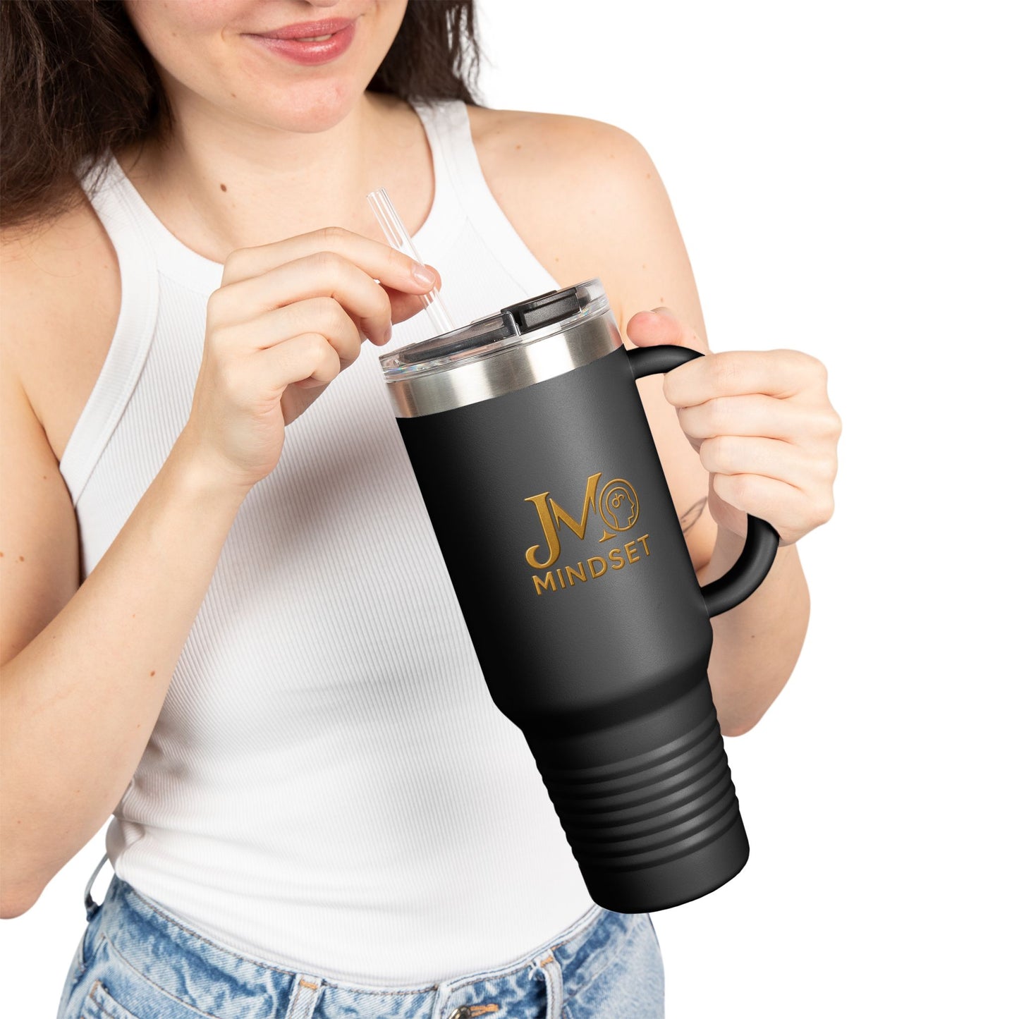 Motivational Insulated Travel Mug, 40oz - Perfect for Gifting, Daily Use, Home, Office, Road Trips, and More!