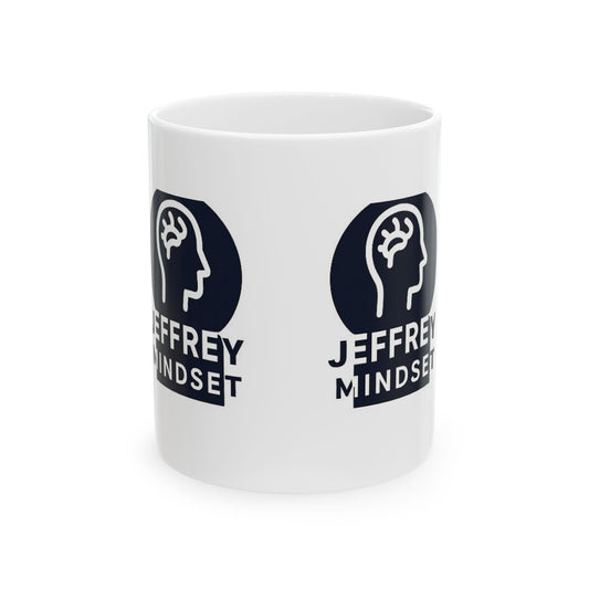 Mindset Motivational Ceramic Mug for Coffee Lovers, Inspirational Gift, Office Mug, Self-Improvement, Unique Mug for Home